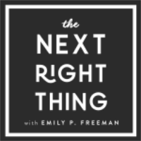 A highlight from 189: How to Use The Next Right Thing Guided Journal